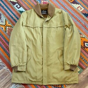 60s Sears Men's long Khaki Field Jacket